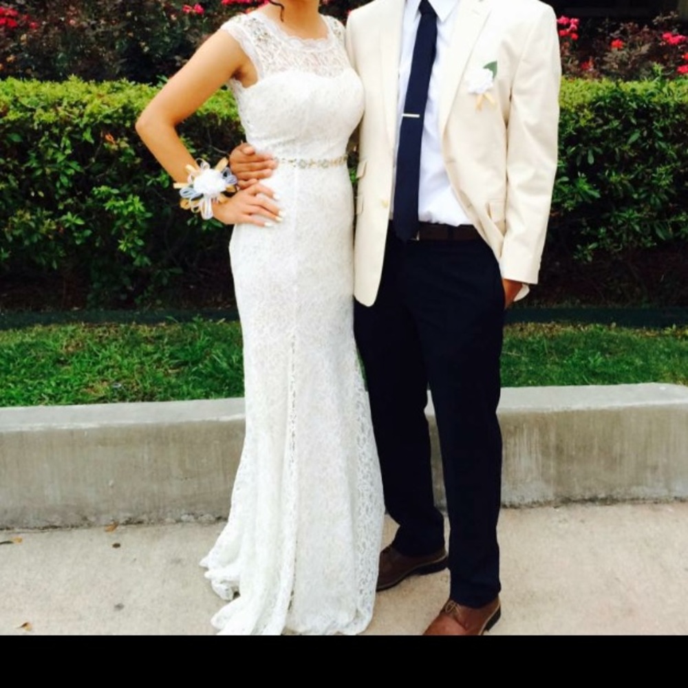 White prom dress for sale